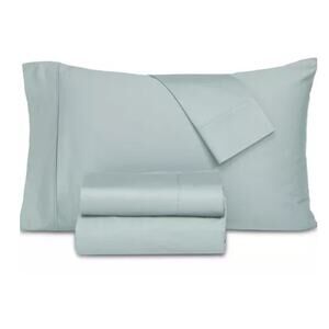 Everyday Home by Trident 100% Organic 300 TC Cotton Sheet Set - King - Aqua